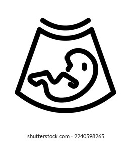 embryo icon or logo isolated sign symbol vector illustration - high quality black style vector icons
