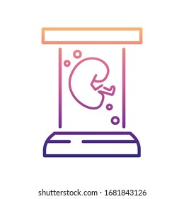 embryo testing nolan icon. Simple thin line, outline vector of New Technologies icons for ui and ux, website or mobile application