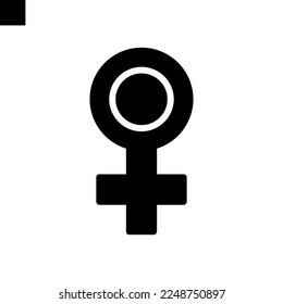 emenine icon solid style vector