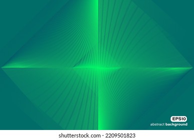 diamante esmeralda con fondo de espectro verde para publicidad folletos planetarios banner web portada del paquete de productos presentación vectores eps.