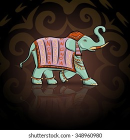 Emerald ethnic elephant 