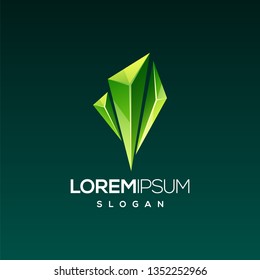 emerald gem logo design