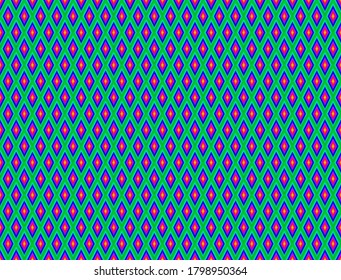 Emerald gradient banner. Geometric background in origami style. Emerald vector polygonal rectangles illustration. Bright abstract rhombus mosaic background for design, print, web. Seamless pattern.
