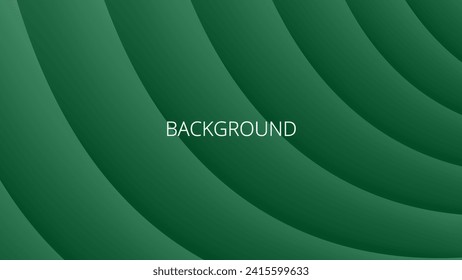 Emerald green abstract background with 3d texture,  wavy lines and gradient transition, dynamic shape