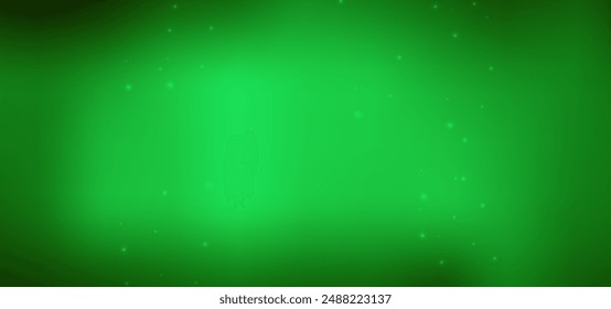 Emerald Green background. Displaying products, Backdrop, Wallpaper, Background. Vector illustration, Nature gradient backdrop with bright sunlight. Abstract green blurred background. Ecology concept.