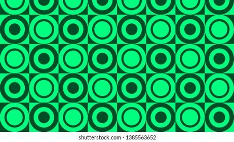 Emerald Green Circle Background Pattern Graphic Stock Vector (Royalty ...