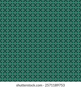 A Emerald Green Geometric Pattern