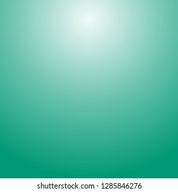 Emerald green sun radial gradient texture background in square illustration in vector.
