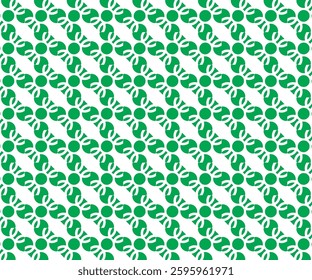 Emerald Harmony Pattern: Green Serenity Lace in the Botanical Flow of Heavenly Clover