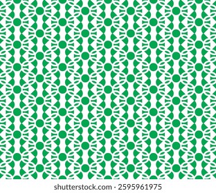 Emerald Harmony Pattern: Green Serenity Lace in the Botanical Flow of Heavenly Clover