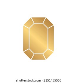 Emerald icon with gold gradient