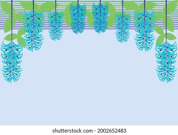 Emerald Jade Vine Long Cluster Flowers  Background