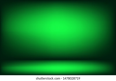 Emerald light effect room background