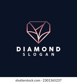 Logotipo Esmeralda, Vector Gemstone, Diseño Retro Elegante De Lujo Premium Vintage, Icono De Joyería De Diamantes, Ilustración De Símbolo