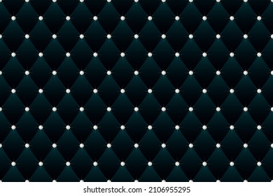 Emerald luxury background with crystals. Vector illustration.