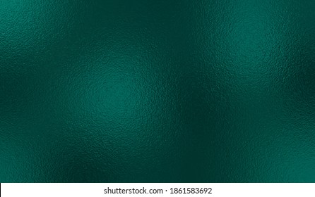 Emerald metallic effect. Turquoise texture foil. Background with glitterer metal effect. Blue green surface. Abstract backdrop glitter metal plate. Metallic texture foil for design prints. Vector