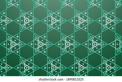 Emerald mystical background. Vector mysticism.