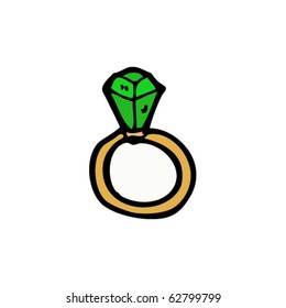 Smaragdring-Cartoon