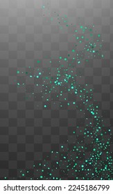 Emerald Shine Shiny Vector Transparent Background. Effect Splash Postcard. Bright Glow Bright Texture. Polka Paper Invitation.