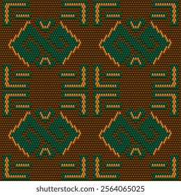 Emerald Snake Scales - Seamless Pattern