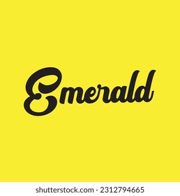 texto esmeralda sobre fondo amarillo,