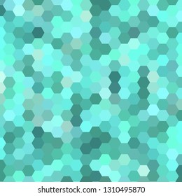 Emerald Tosca Low Poly Art Vector Background