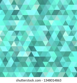 Emerald Tosca Low Poly Art Vector Background
