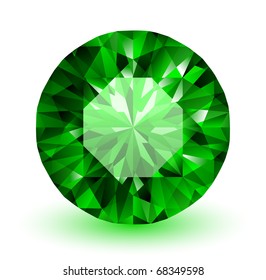 Emerald - Vector Gemstone Illustration