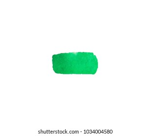 emerald watercolor vector backdrop for cute design tag, business card, invitation, web , text and logo isolated on transparent background. color like green, teal, 