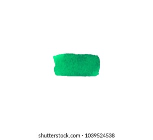 emerald watercolor vector backdrop for cute design tag, business card, invitation, web , text and logo isolated on transparent background. color like green, teal, 