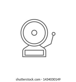 Emergencies, alarm icon. Element of emergencies icon. Thin line icon for website design and development, app development