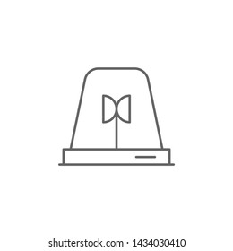 Emergencies, alarm icon. Element of emergencies icon. Thin line icon for website design and development, app development