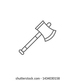 Emergencies, axe icon. Element of emergencies icon. Thin line icon for website design and development, app development