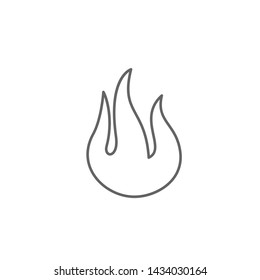 Emergencies, fire icon. Element of emergencies icon. Thin line icon for website design and development, app development