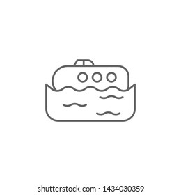 Emergencies, lifeboat icon. Element of emergencies icon. Thin line icon for website design and development, app development