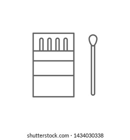 Emergencies, match icon. Element of emergencies icon. Thin line icon for website design and development, app development