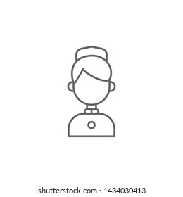 Emergencies, nurse icon. Element of emergencies icon. Thin line icon for website design and development, app development