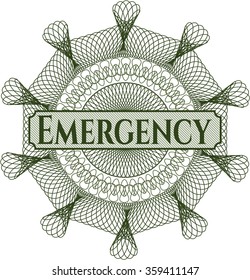 Emergency abstract rosette