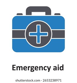 Emergency aid :Vector Icon which can easily modify or edit

