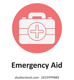 Ayuda de emergencia: Icono del Vector que puede modificar o editar fácilmente

