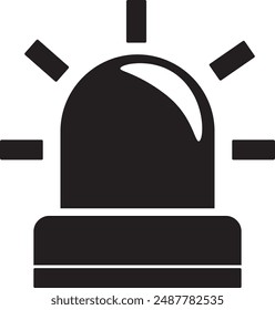 Emergency alarm illustration sign vector
