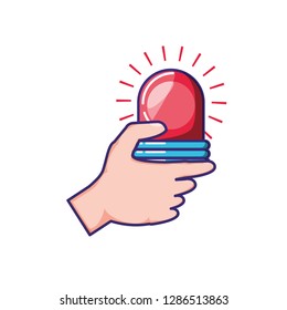 emergency alarm light icon