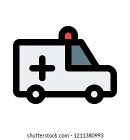emergency ambulance van