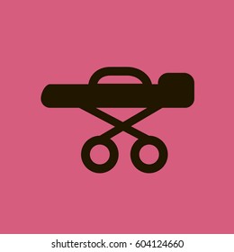 Emergency bad or red minimalistic icon