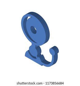 Emergency Bell Isometric Left Top View 3D Icon