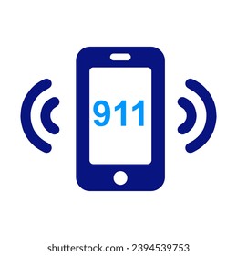 Emergency call 911, S.O.S, sos, Mobile Phone ringing, alert. Call My Phone alarm. Get help, 102, 112. 