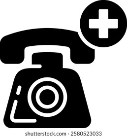 Emergency Call Icon Element For Design
