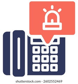 Emergency Call Icon Element For Design And Vector