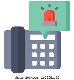Emergency Call Icon Element For Design And Vector
