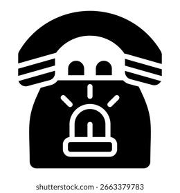 Emergency Call Icon Element For Design And Vector